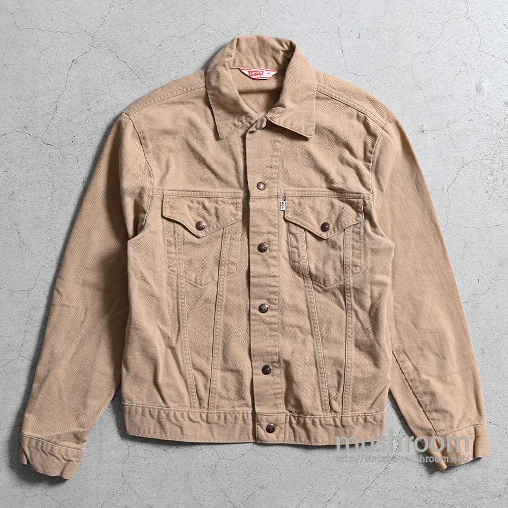 LEVI'S 70505 COTTON TWILL JACKET（SZ 40/GOOD CONDITION） - 古着屋 ｜  mushroom(マッシュルーム)　ヴィンテージクロージングストア