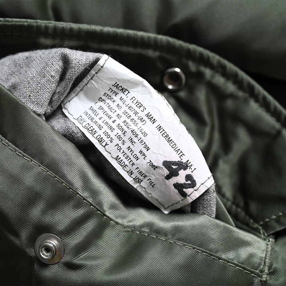 CIVILIAN MA-1 FLIGHT JACKET（SPIEWAK & SONS/SZ 42） - 古着屋