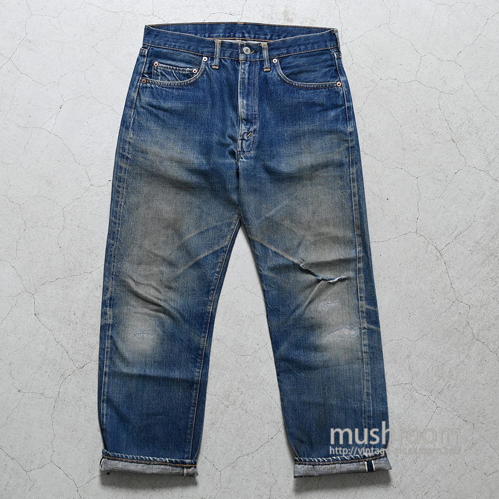 LEVI'S 502 BIGE JEANS（GOOD INDIGO） - 古着屋 ｜ mushroom(マッシュルーム) ヴィンテージクロージングストア