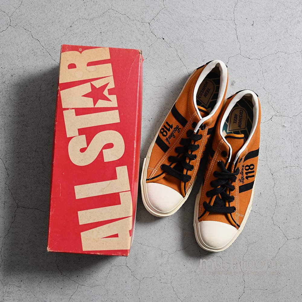 CONVERSE PLAYER L.T 118 LOU BROCK WITH BOX（DEADSTOCK/GOLD/US 8） - 古着屋 ｜  mushroom(マッシュルーム)　ヴィンテージクロージングストア