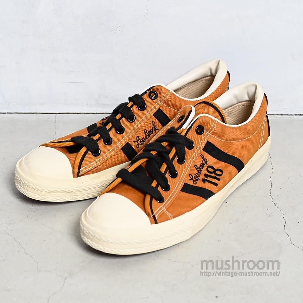 定番オレンジ／ネイビー59×132✳︎1ボックス　トルコヴィンテージラグ CONVERSE PLAYER L.T 118 LOU BROCK WITH BOX（DEADSTOCK/GOLD