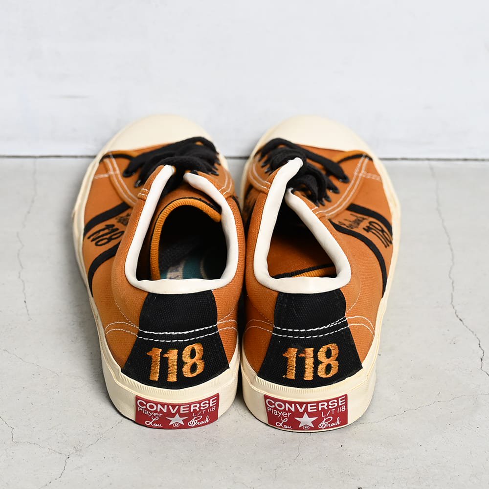 CONVERSE PLAYER L.T 118 LOU BROCK WITH BOX（DEADSTOCK/GOLD/US 8） - 古着屋 ｜  mushroom(マッシュルーム) ヴィンテージクロージングストア