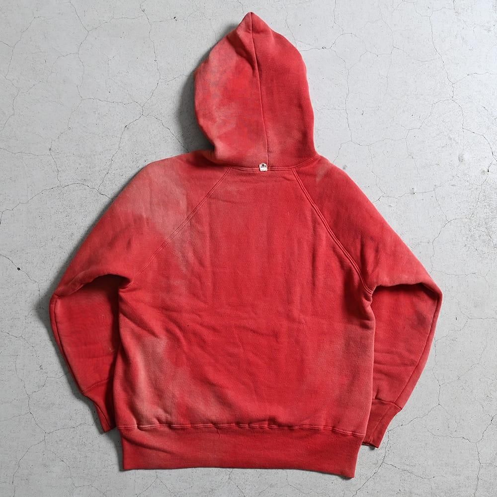 古着　ヴィンテージコート　オイルスキン OLD W/F SWEAT HOODY（AMAZING SUNFADE/MEDIUM） - 古着屋