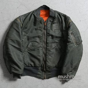 USAF MA-1 FLIGHT JACKET WITH REFLECTOR'66/GOOD CONDITION/SMALL