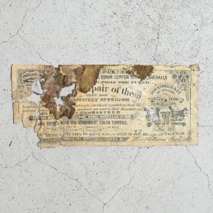 LEVI'S FOR OVER 26 YEARS GUARANTEED TICKET（1890'S-1900'S）