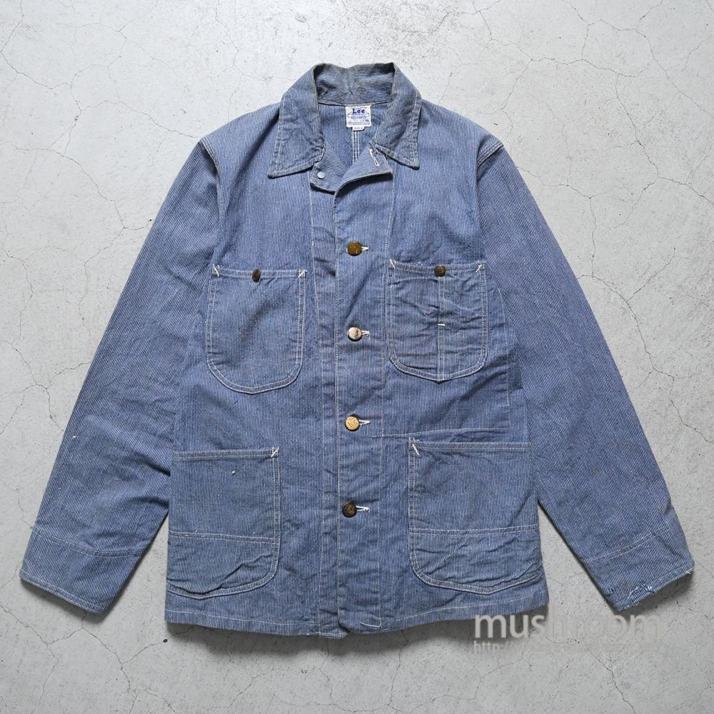 Lee 96-J PIN STRIPED COVERALL（1940'S/SZ 36/HOUSE TAG） - 古着屋 