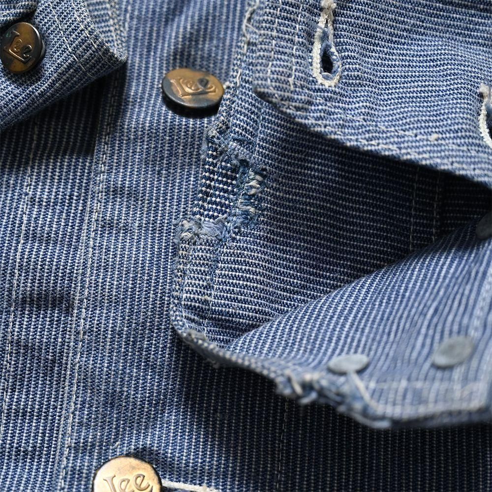 Lee 96-J PIN STRIPED COVERALL（1940'S/SZ 36/HOUSE TAG