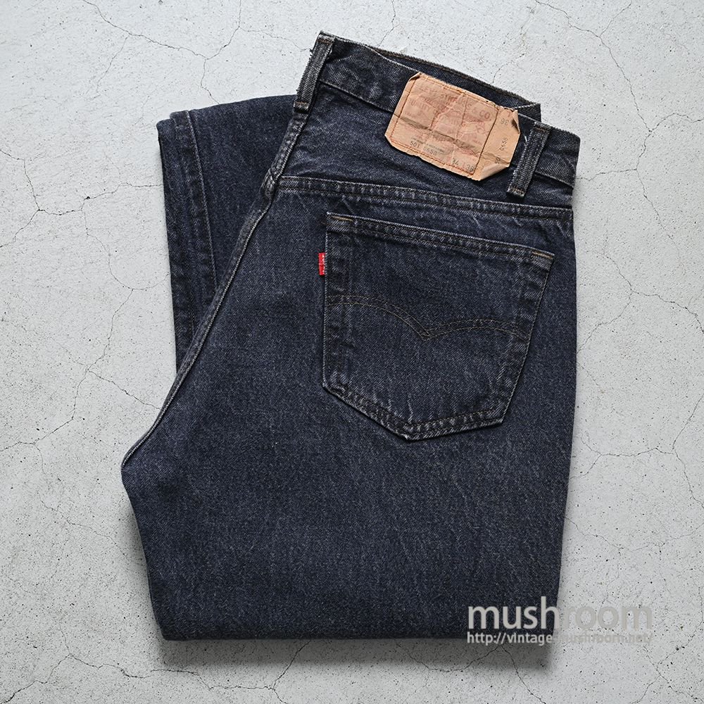 LEVI'S 501-0658 BLACK JEANS（'84/Early Type/W34L36） - 古着屋 ｜  mushroom(マッシュルーム) ヴィンテージクロージングストア