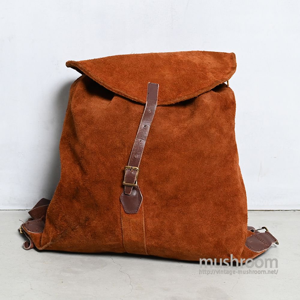 L.L.BEAN SUEDE RUCKSACK（60'S/VERY GOOD CONDITION） - 古着屋 ｜ mushroom(マッシュルーム)　 ヴィンテージクロージングストア