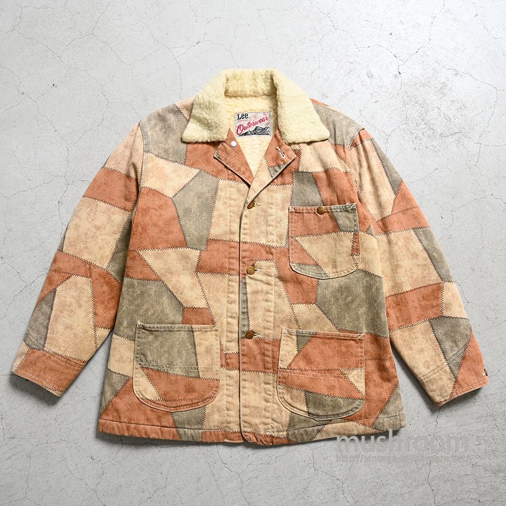 Lee PATCHWORK PRINT BOA COVERALL（GOOD CONDITION） - 古着屋