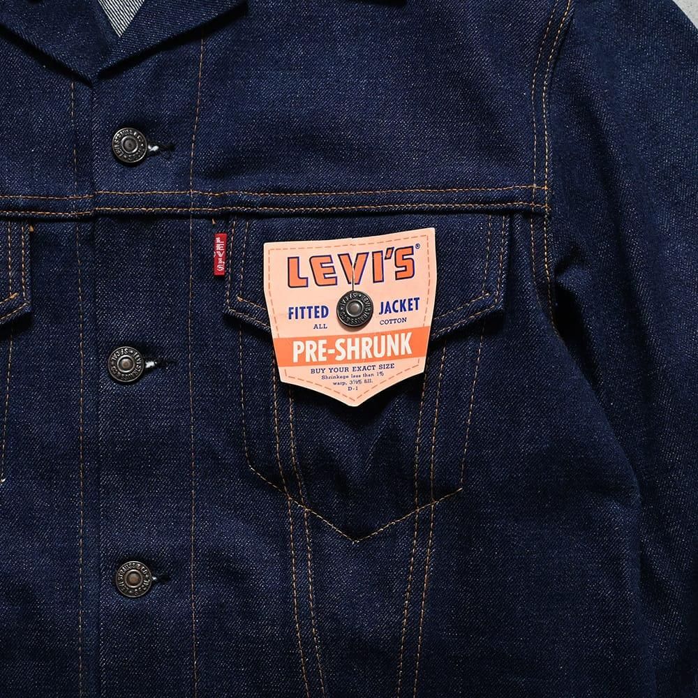 LEVI'S 70505-0217 BIGE DENIM JACKET（SZ 40/DEADSTOCK