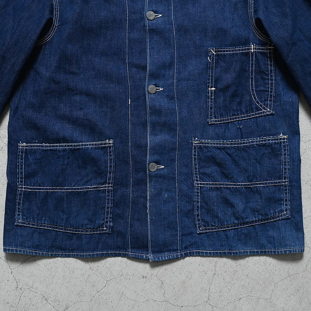 BEE HIVE DENIM COVERALL（1930'S/GOOD CONDITION） - 古着屋 