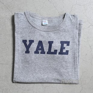 CHAMPION YALE WATER PRINT T-SHIRT1980'S/GOOD CONDITION/LARGE