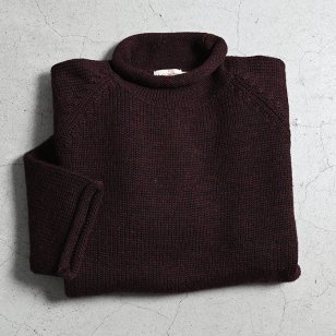 OLD J.CREW ROLL-NECK SWEATER（1980'S/GOOD CONDITION/LARGE）