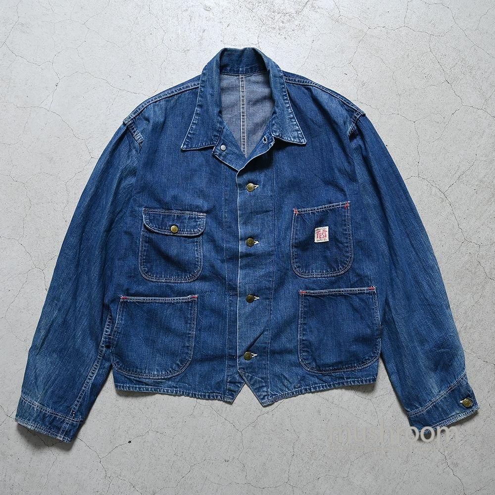 TEST ENGINEER DENIM JACKET（BIG SIZE/GOOD CONDITION） - 古着屋 ｜  mushroom(マッシュルーム) ヴィンテージクロージングストア