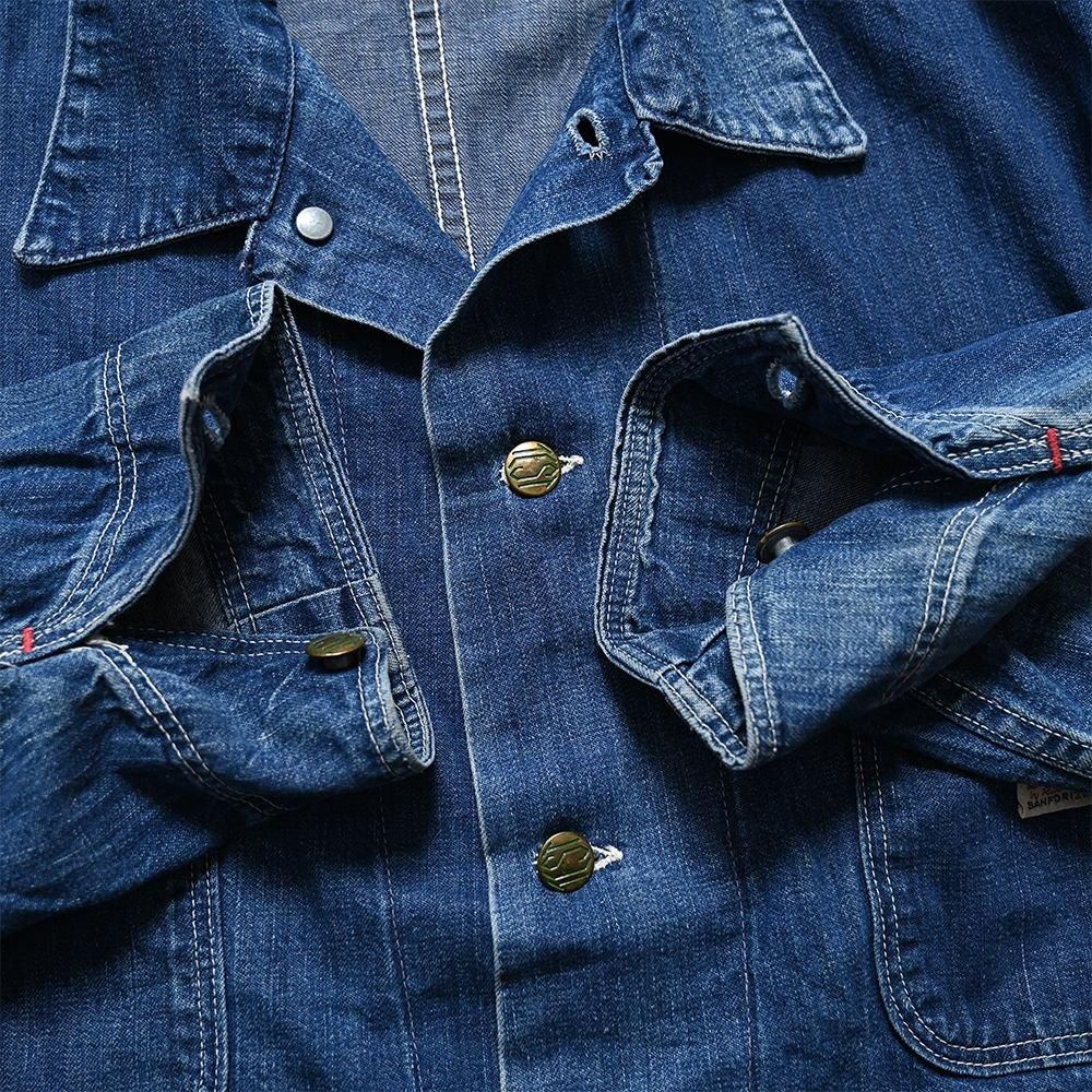 TEST ENGINEER DENIM JACKET(BIG SIZE/GOOD CONDITION) - 古着 TEST ENGINEER DENIM JACKET(BIG SIZE/GOOD CONDITION) - 古着