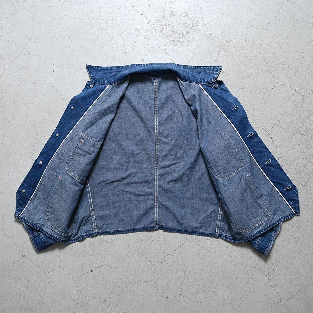 TEST ENGINEER DENIM JACKET(BIG SIZE/GOOD CONDITION) - 古着 TEST ENGINEER DENIM JACKET(BIG SIZE/GOOD CONDITION) - 古着