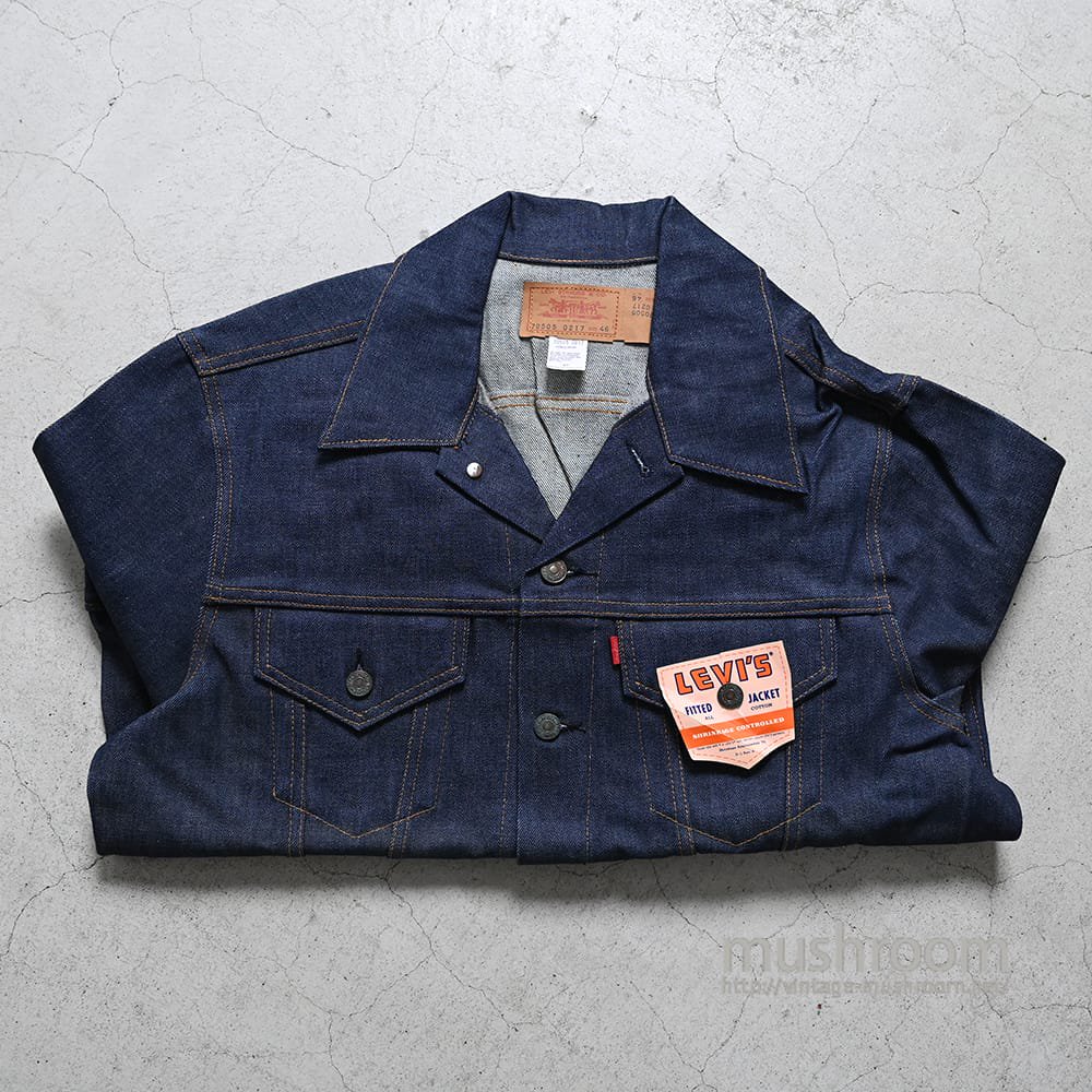 LEVI'S 70505-0217 DENIM JACKET（DEADSTOCK/46） - 古着屋 ｜ mushroom(マッシュルーム)　 ヴィンテージクロージングストア