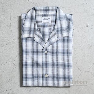 TOWNCRAFT SHADOW PLAID COTTON BOX SHIRTDEADSTOCK/LARGE