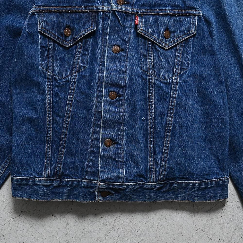 LEVI'S 70505-0217 BIGE DENIM JACKET(GOOD INDIGO/SZ 44 LEVI'S 70505-0217 BIGE DENIM JACKET(GOOD INDIGO/SZ 44