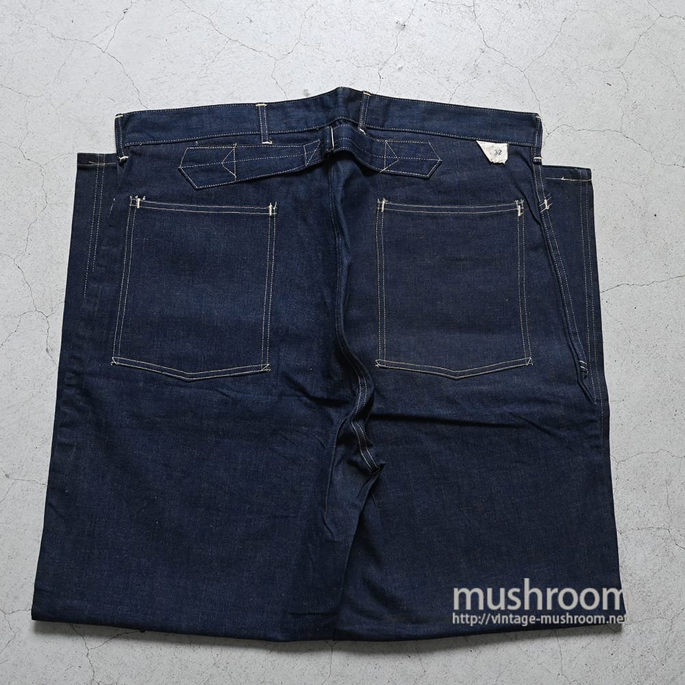 U.S.ARMY M-35 DENIM TROUSERS WITH BUCKLEBACK（W44L32/DEADSTOCK） - 古着屋 ｜  mushroom(マッシュルーム) ヴィンテージクロージングストア