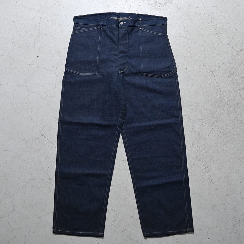 U.S.ARMY M-35 DENIM TROUSERS WITH BUCKLEBACK（W44L32/DEADSTOCK） - 古着屋 ｜  mushroom(マッシュルーム) ヴィンテージクロージングストア