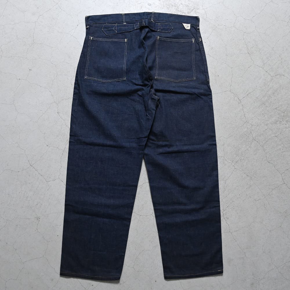 U.S.ARMY M-35 DENIM TROUSERS WITH BUCKLEBACK（W44L32/DEADSTOCK） - 古着屋 ｜  mushroom(マッシュルーム) ヴィンテージクロージングストア