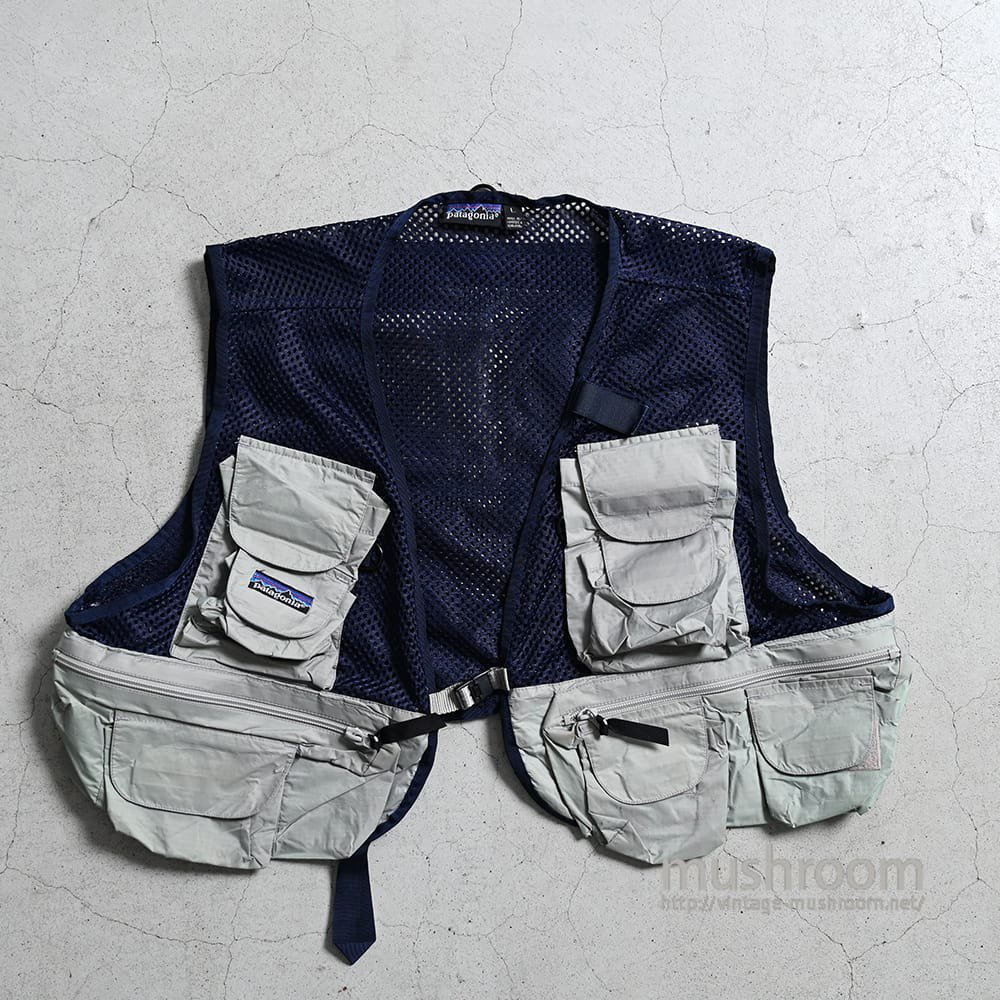 PATAGONIA FISHING VEST（80'S-90'S/MINT CONDITION/LARGE） - 古着屋