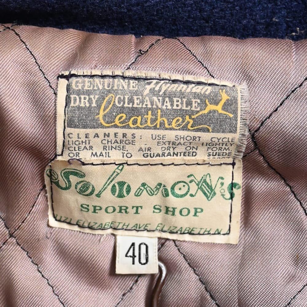 OLD AWARD JACKET WITH DEVIL PATCH（SZ 40/GOOD CONDITION