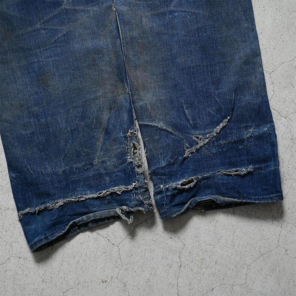 JCP.CO FOREMOST JEANS WITH BUCKLEBACK（1930'S/AMAZING REPAIR