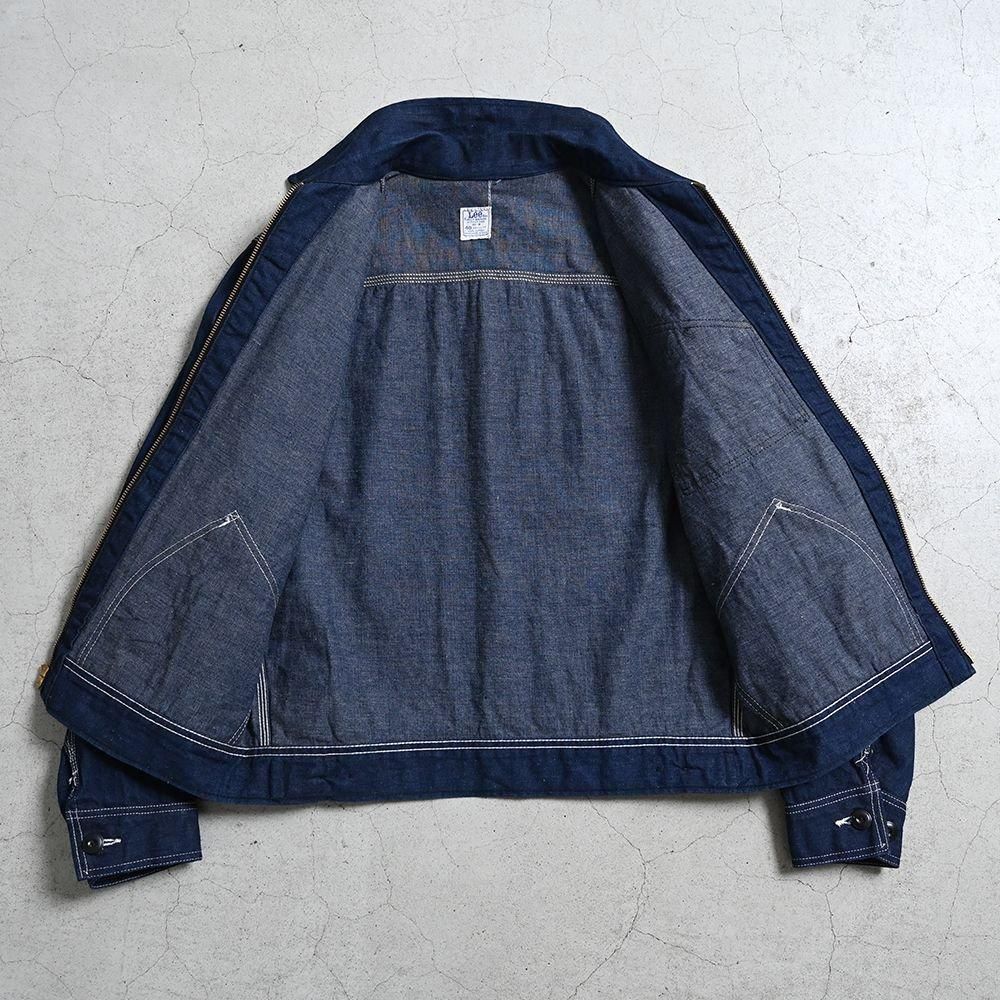 【MUSHROOM購入】1960'S LEE 91-B DENIM JACKET LEE 91-B DENIM WORK JACKET（44-LONG/DARK COLOR） - 古着屋
