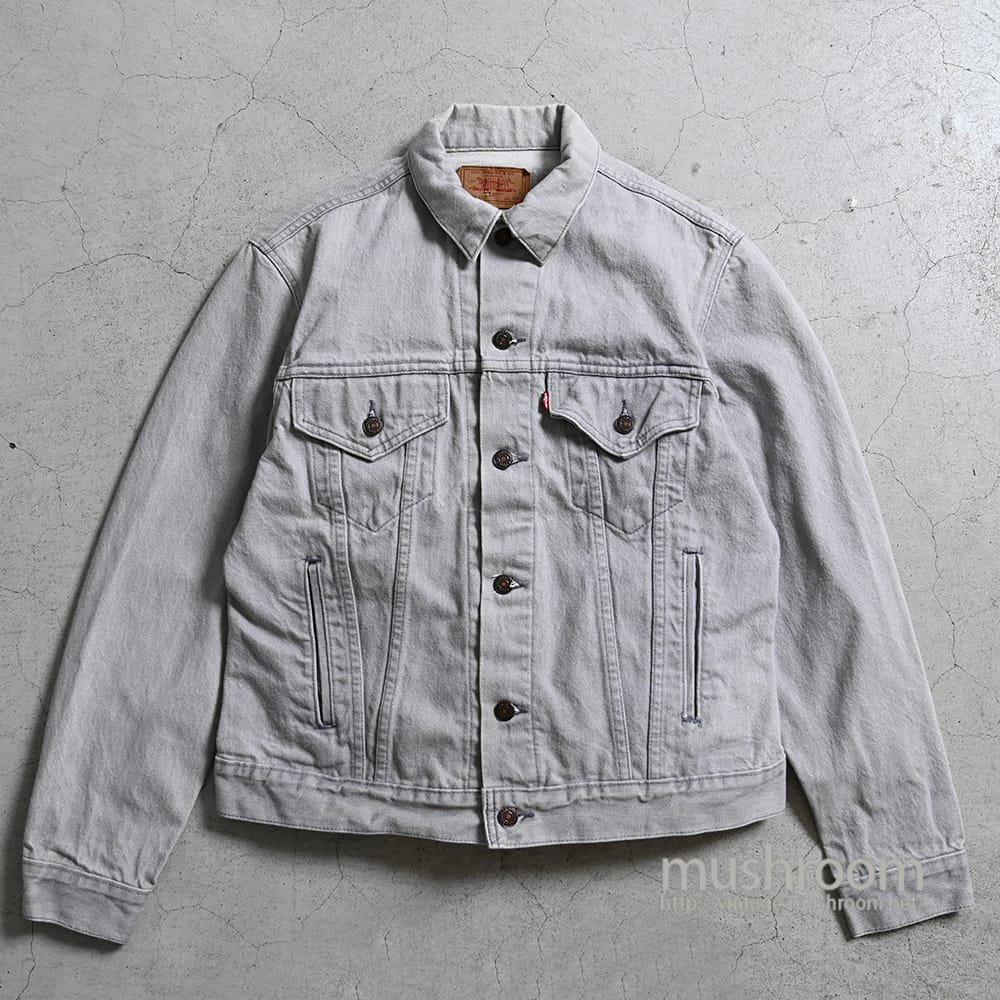 LEVI'S 70506-0257 GRAY DENIM JACKET（80'S/SZ 42R/GOOD CONDITION） - 古着屋 ｜  mushroom(マッシュルーム)　ヴィンテージクロージングストア