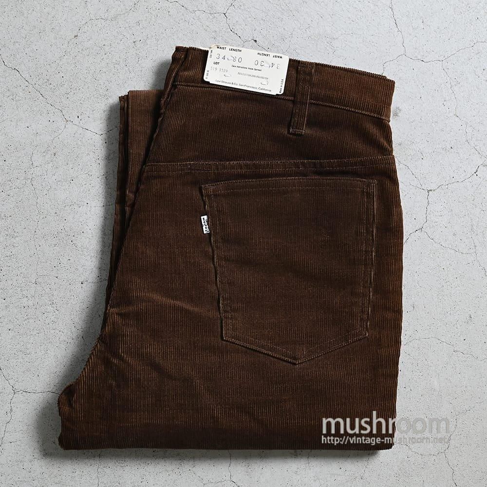 LEVI'S 519-1529 CORDUROY PANTS（'87/W34L30/DEADSTOCK