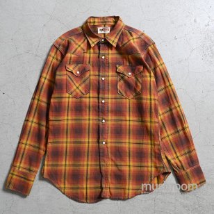PENNEY'S RANCHCRAFT PLAID COTTON WESTERN SHIRTGOOD CONDITION