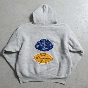 CHAMPION COLLEGE W/F SWEAT HOODY WITH BACK PATCH1970'S/LARGE