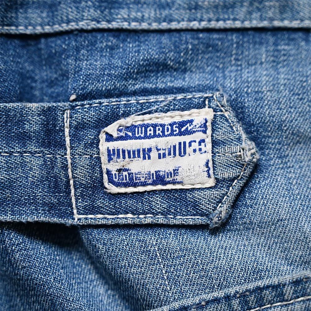 MW POWRHOUSE DENIM PAINTER PANTS WITH BUCKLEBACK(1930'S MW POWRHOUSE DENIM PAINTER PANTS WITH BUCKLEBACK(1930'S