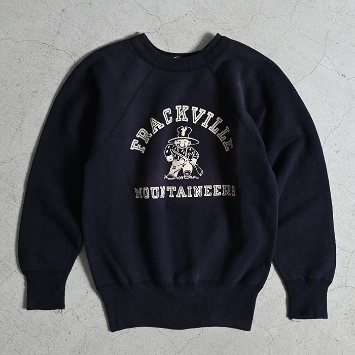 CHAMPION FLOCK PRINT SWEAT SHIRT（RUNNING TAG/SMALL） - 古着屋 ...