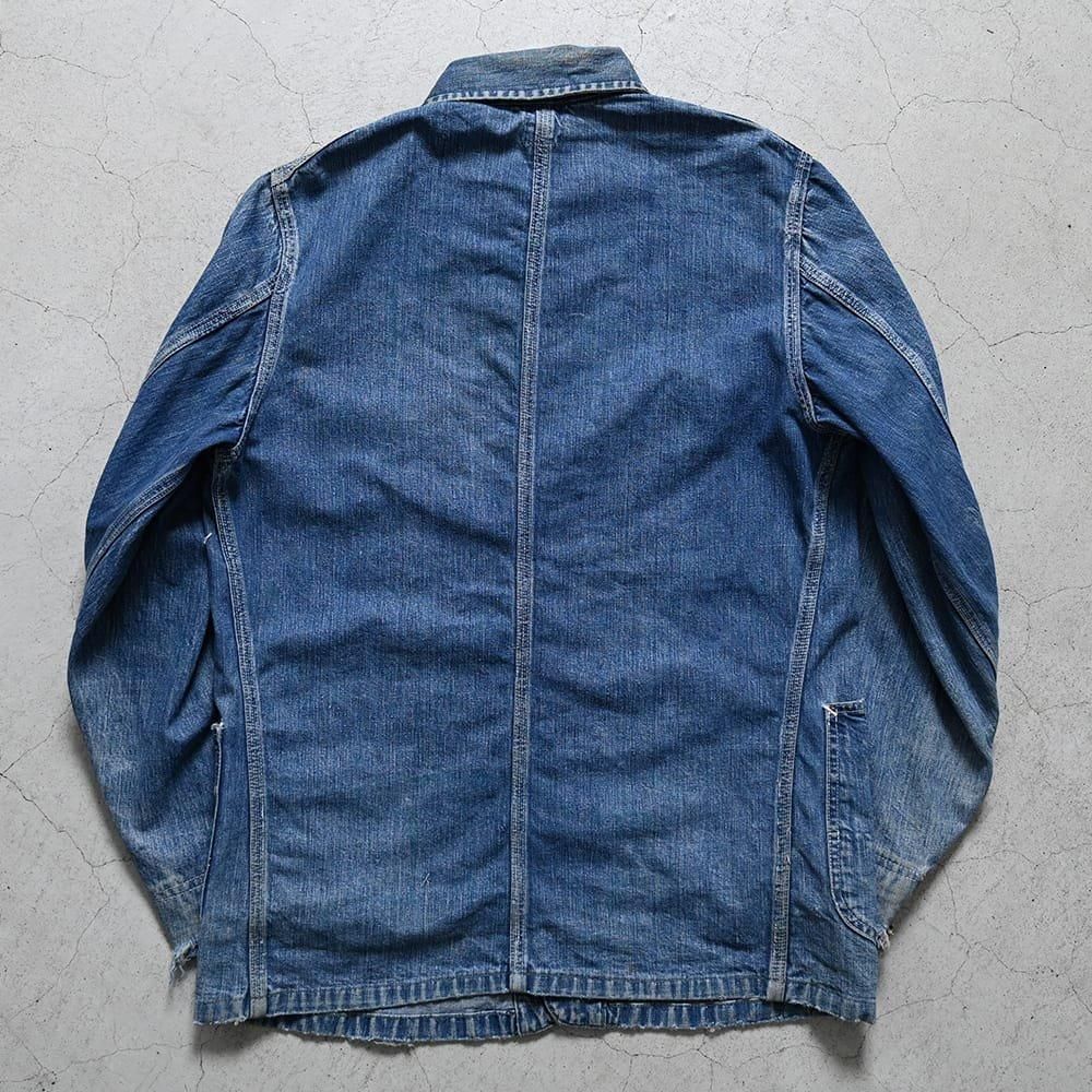 Lee 91-J DENIM COVERALL（1950'S/HOUSE LABEL/SZ 36） - 古着屋