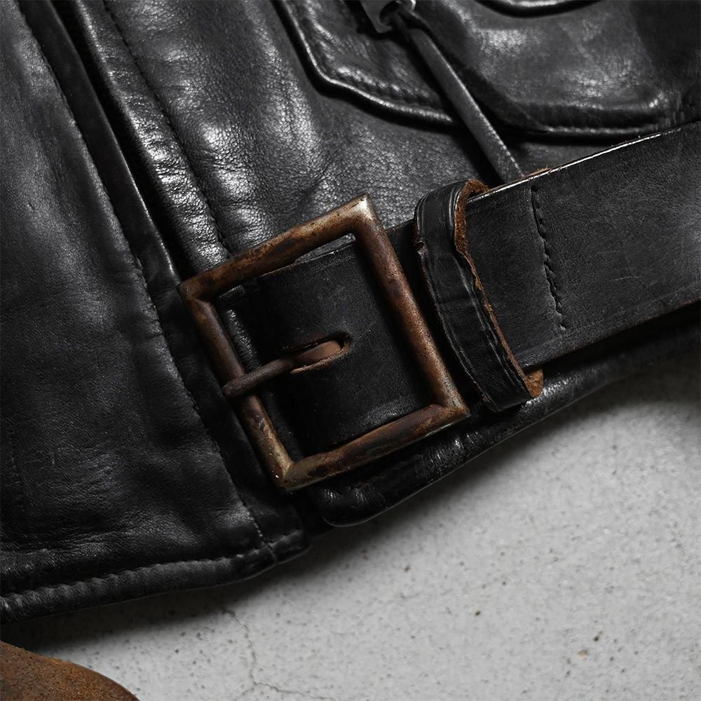 SEARS ALLSTATE HORSEHIDE MC JACKET（D-POCKET/SZ 42） - 古着