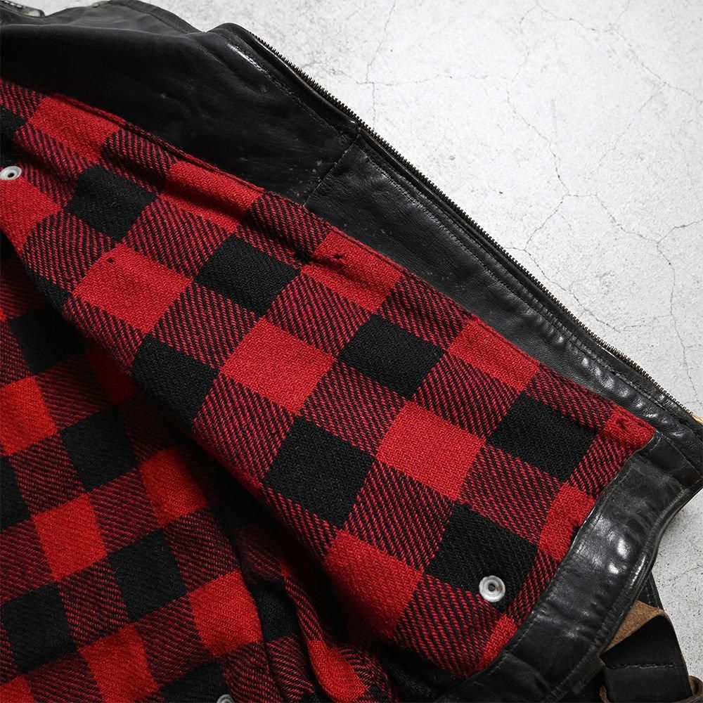 SEARS ALLSTATE HORSEHIDE MC JACKET（D-POCKET/SZ 42） - 古着