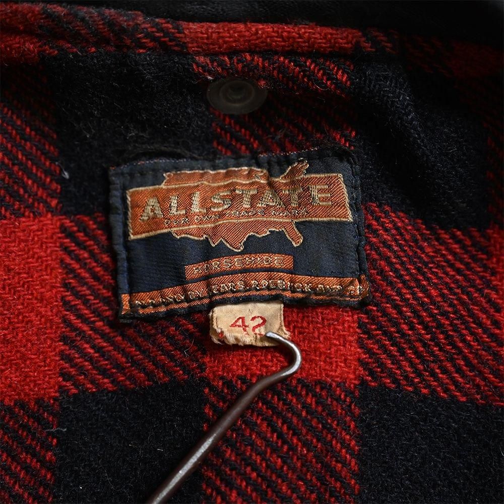 SEARS ALLSTATE HORSEHIDE MC JACKET（D-POCKET/SZ 42） - 古着