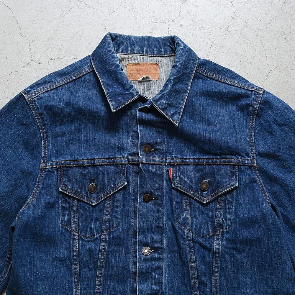 LEVI'S 70505-0217 BIGE DENIM JACKET（BIG SIZE/GOOD CONDITION 