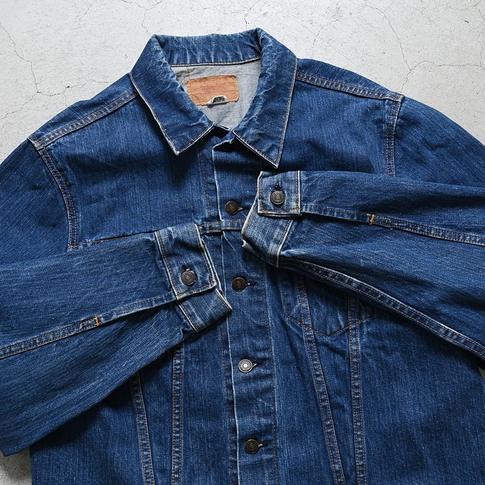 LEVI'S 70505-0217 BIGE DENIM JACKET（BIG SIZE/GOOD CONDITION） - 古着屋 ｜  mushroom(マッシュルーム)　ヴィンテージクロージングストア