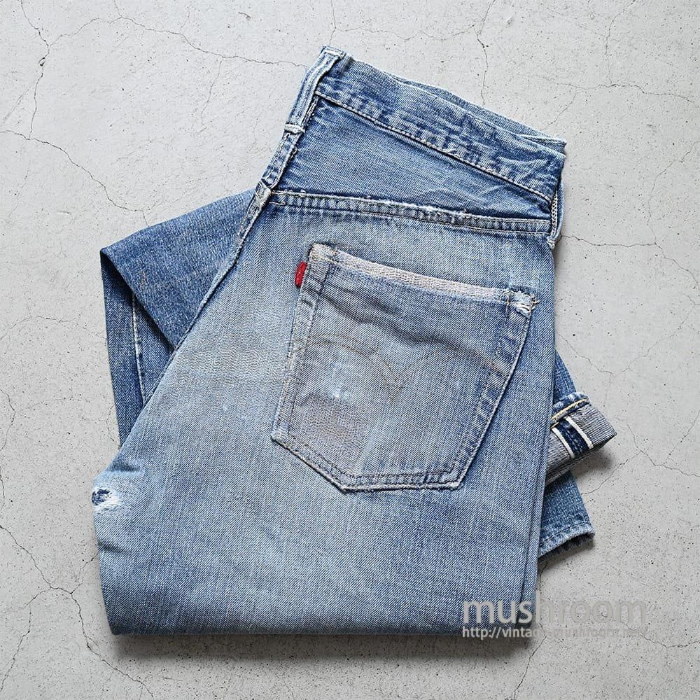 WW2 LEVI'S S501XX JEANS WITH PAINT STITCH（Early Model） - 古着屋 