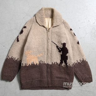 OLD DUCK HUNT PATTERN COWICHAN JACKETGOOD CONDITION