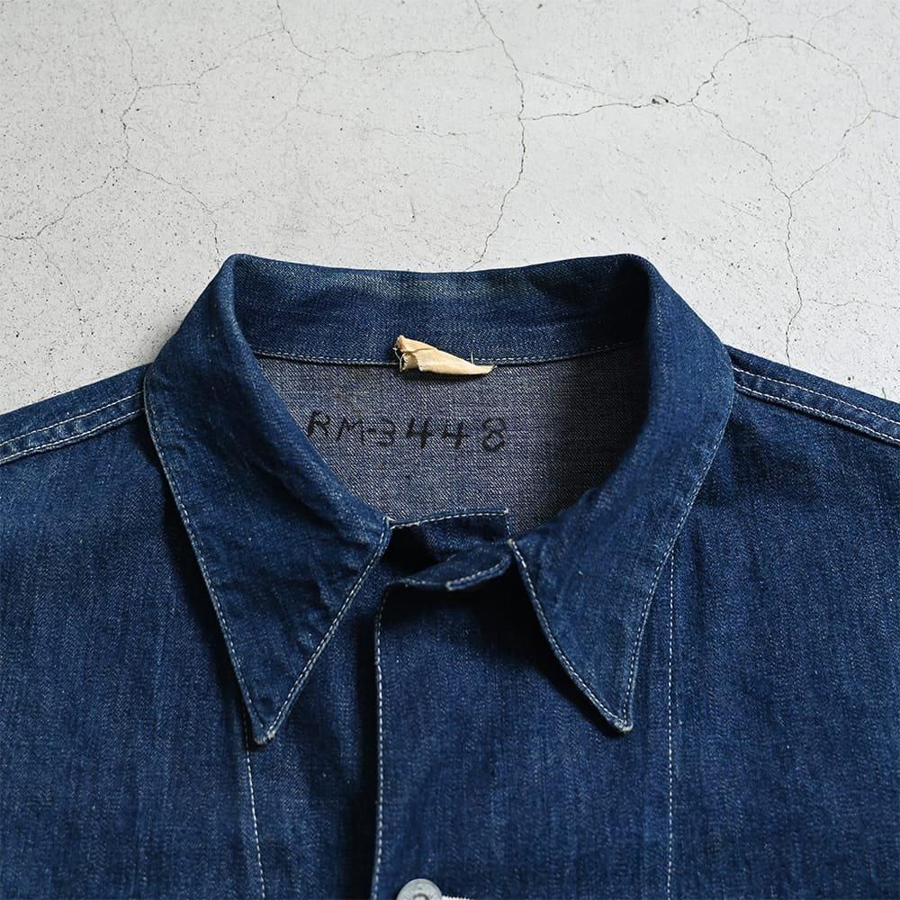 U.S.ARMY DENIM COVERALL(DARK COLOR) - 古着屋 | mushroom U.S.ARMY DENIM COVERALL(DARK COLOR) - 古着屋 | mushroom