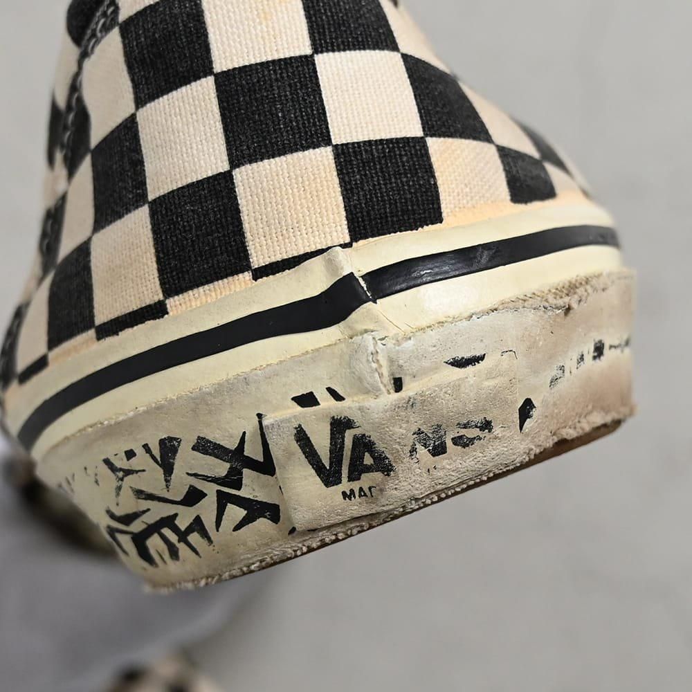 ブランドバッグ通販サイト VANS BLK×WHT SIZE SIDETAPE（BIG WITH SHOES CANVAS ON SLIP ミニカー