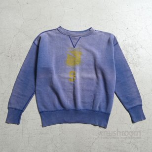 OLD MILITARY S/V SWEAT SHIRT1950'S/GOOD FADE