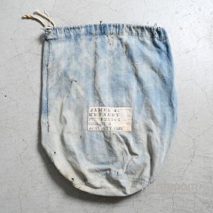 U.S.MILITARY DUNGAREE DENIM LAUNDRY BAG WITH STENCIL