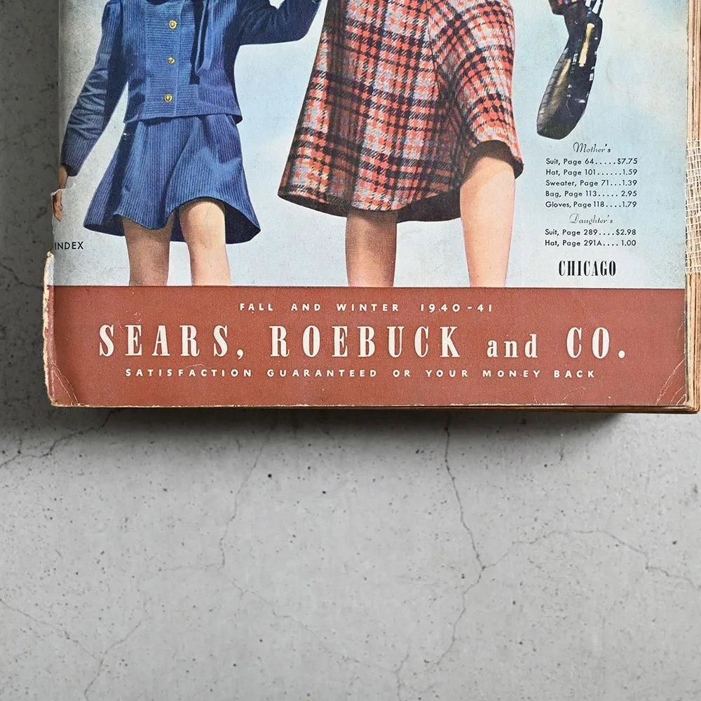 SEARS ROEBUCK FALL AND WINTER 1940-41 CATALOG - 古着屋